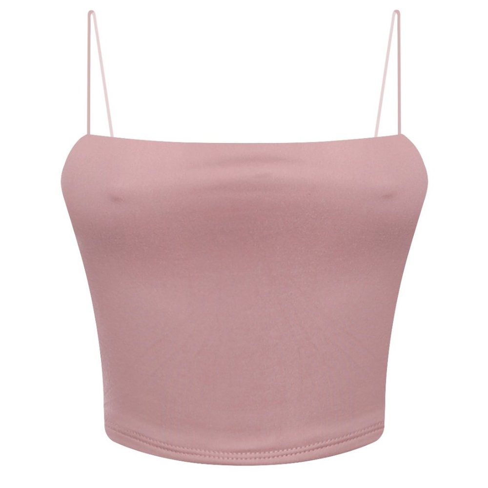 Not So Basic Crop Tank- MUAVE
